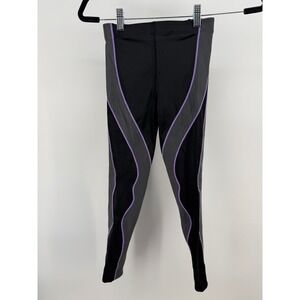 CW-X Stabilyx Women Compression Tights Black Purple Support Web 121809 XS